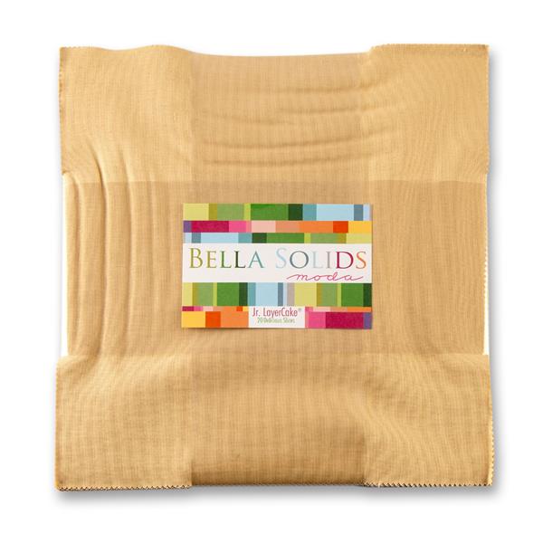 Moda Bella Solids Parchment Junior Layer Cake - 20 x 10" Squares - 899332