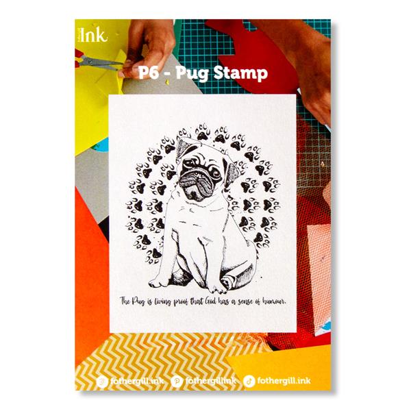 Fothergill Ink A6 Stamp Set - Pug - 1 Stamp - 902649