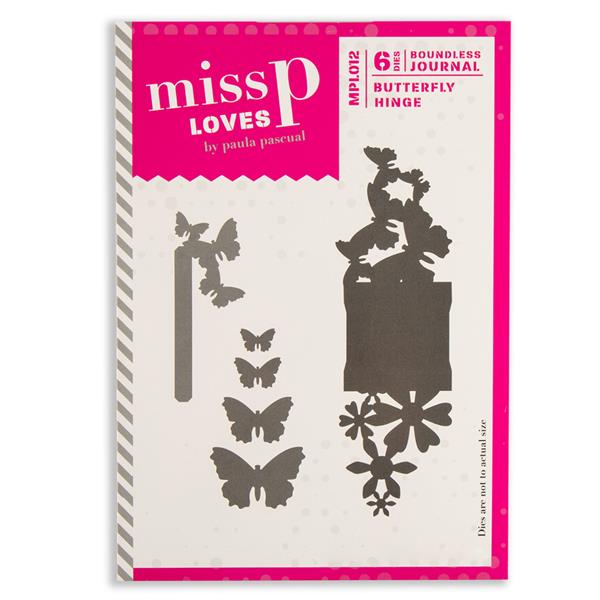 Miss P Loves Die Set 012 - Butterfly Hinge - 6 Dies - 904551