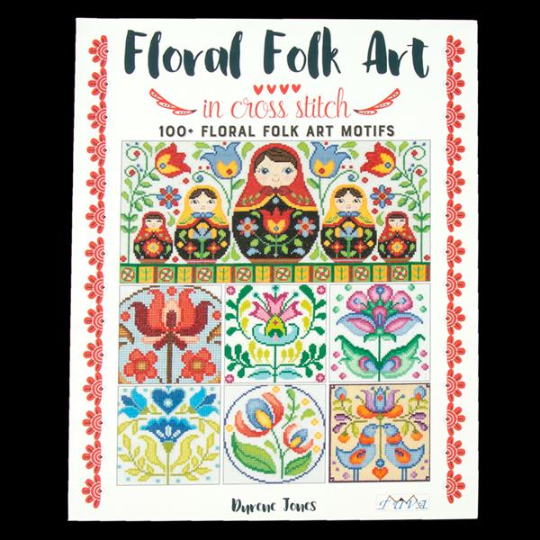 Floral Folk Art in Cross Stitch - 100+ Floral Folk Art Motifs by  - 904820