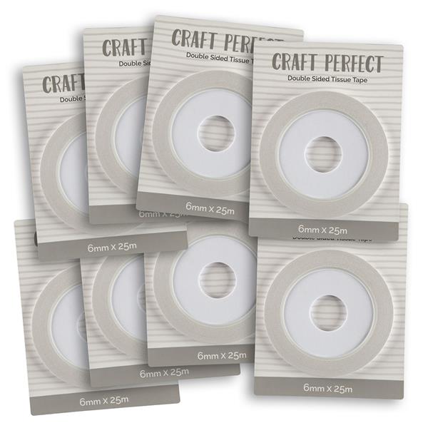 Tonic Studios Craft Perfect Double Sided Tissue Tape 6mm - 8 pack - 908731