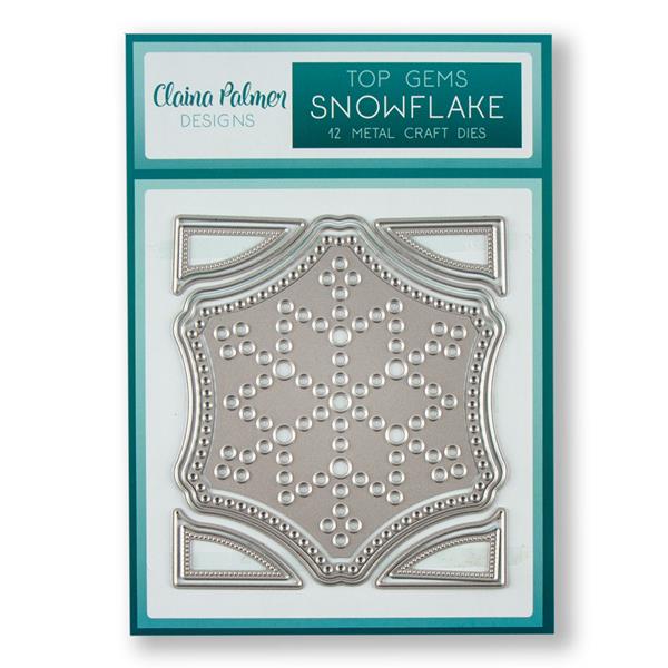 Claina Palmer Designs Top Gems - Snowflake Die Set - 12 Dies - 912207