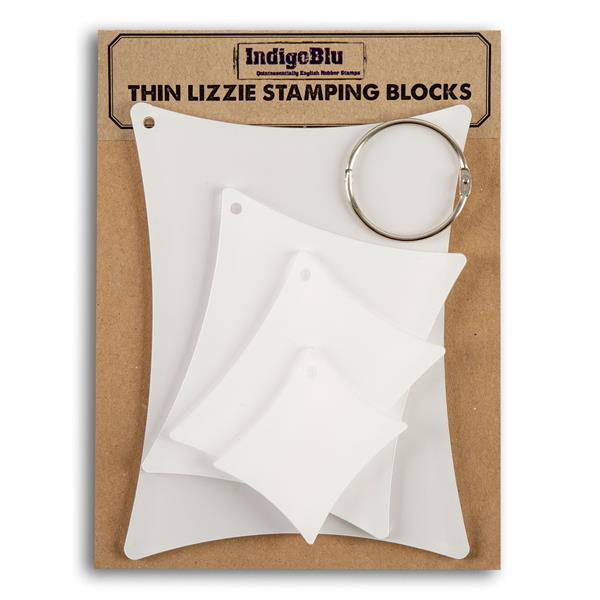 IndigoBlu Thin Lizzies Stamping Blocks - 918281