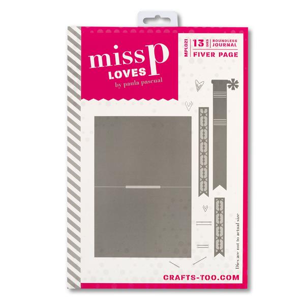 Miss P Loves Die Set 021 - Fiver Page - 13 Dies - 918600