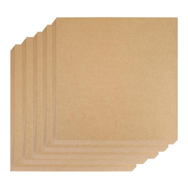 Craft Master 12"x12" Single-Sided Brown Card Pack - 50 Sheets - 918720