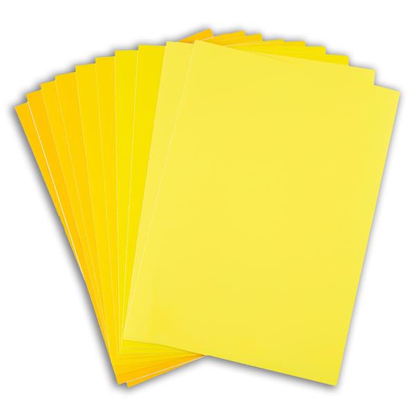 Sweet Factory A4 Gloss Self-Adhesive Vinyl - Shades of Yellow - 1 - 921441