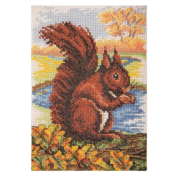 Anchor Red Squirrel Counted Cross Stitch Kit - 921463