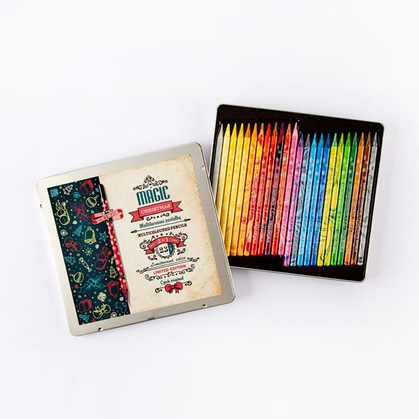 Koh-I-Noor Christmas Magic Multi-Coloured Pencils Set - 24 x Penc - 929097