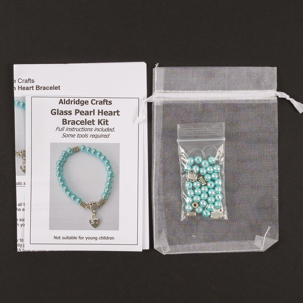 Aldridge Crafts Heart Pendent Bracelet Kit