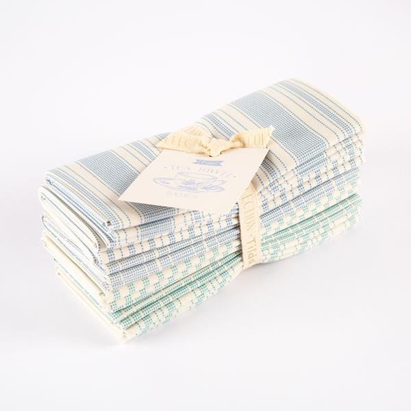 Tilda Blue & Teal Tea Towel 6 Piece Fat Quarter Bundle - 934930
