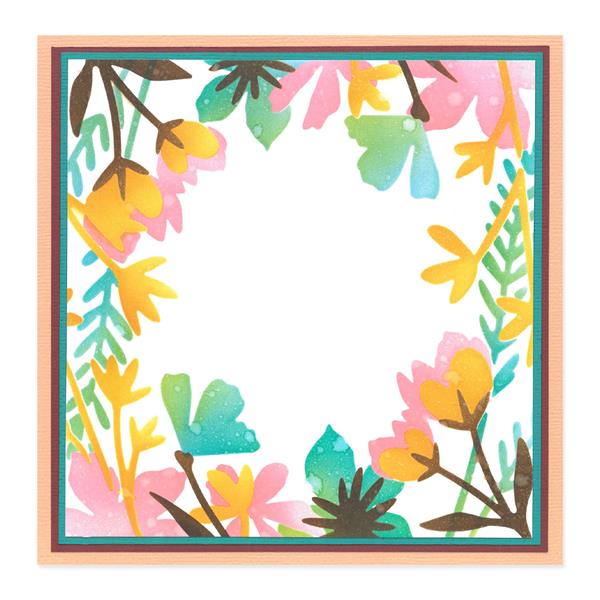 Sizzix - Layered Stencils - Flower Patch