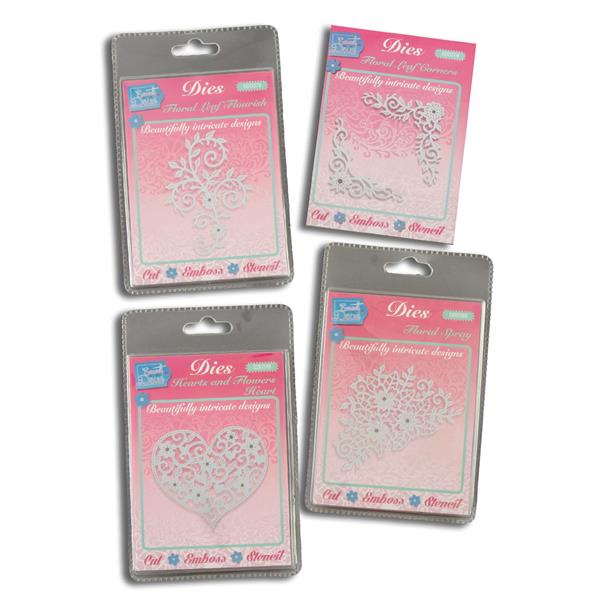 Sweet Dixie Hearts & Flowers Die Collection - 941283