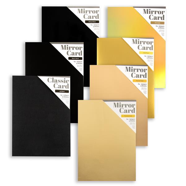 Tonic Studios Craft Perfect Card A4 Black & Gold Collection - 40  - 941350