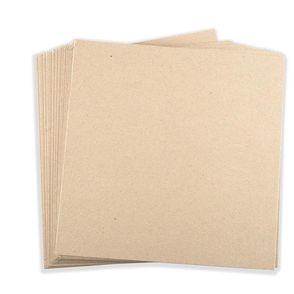 Red Button Crafts 12x12” Greyboard Pack - 15 Sheets - 1000 Micron - 942419