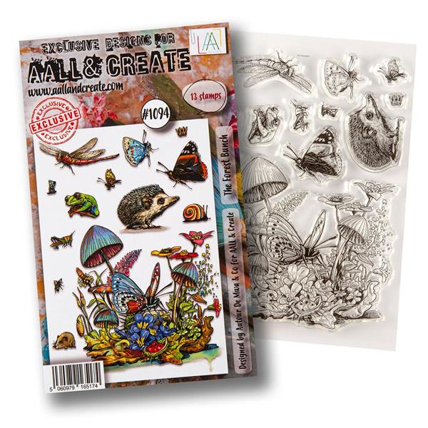 AALL & Create Autour de Mwa A6 Stamp Set - The Forest Bunch - 13  - 945349
