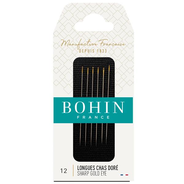 Bohin Sharps Gold Eye Needles No. 12 - 951749