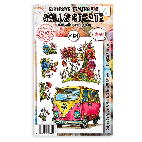 AALL & Create Autour de Mwa A6 Stamp Set - Babylon Camper - 6 Sta - 954457
