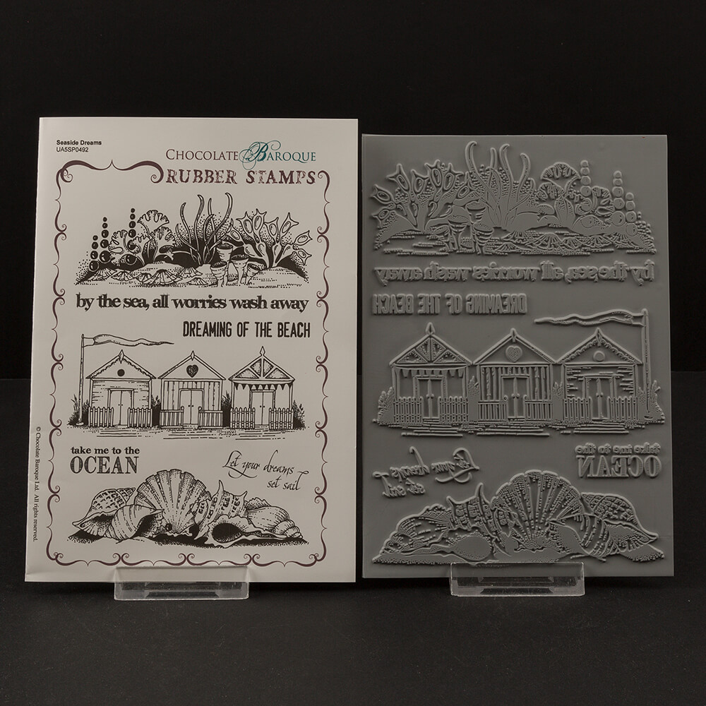 Chocolate Baroque Seaside Dreams A5 Unmounted Stamp Sheet - 7 Images