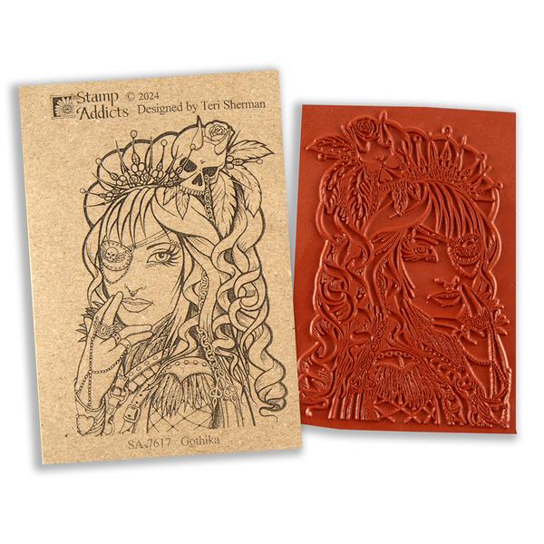 Stamp Addicts Gothika Steampunk Cling Mounted Rubber Stamp - 963559