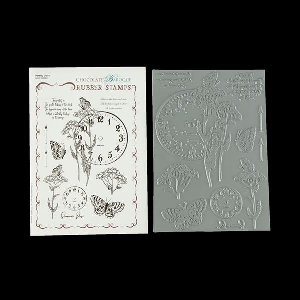 Rubber Stamp Polymer Stamp Large Castle Silhouette Fantasy