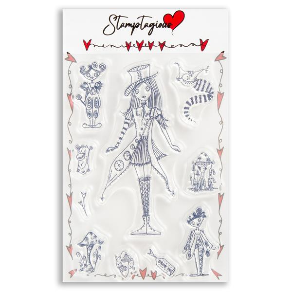 Stamptagious Alice in Stamptagious Land A6 Stamp Set - Choose 1 - 968296