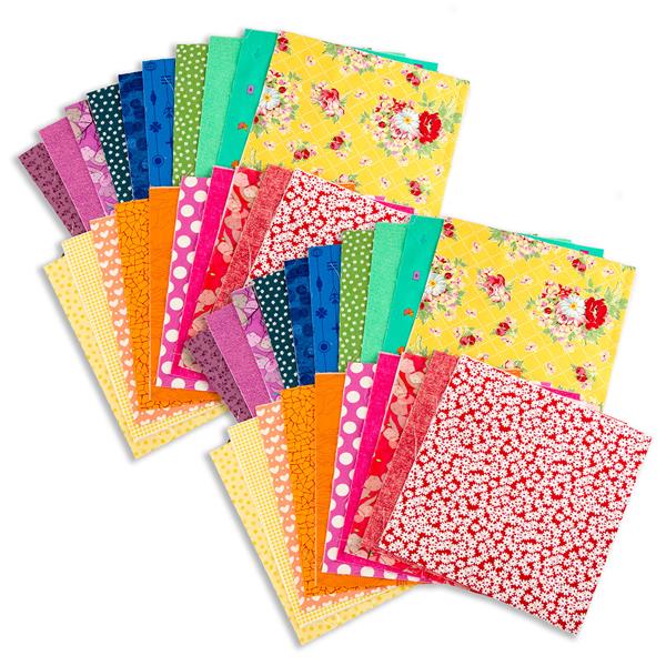 Daisy & Grace 10" Daisy Patches - Includes 40 x 10" Squares of Fa - 969490