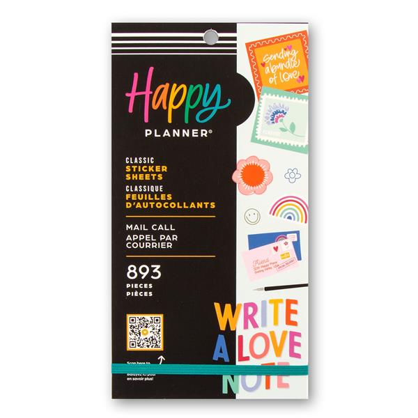 The Happy Planner Classic 30 Sheet Sticker Value Pack - Mail Call - 970787