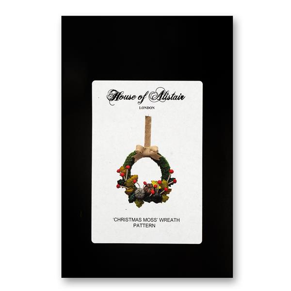 House of Alistair Christmas Moss Wreath Pattern - 971842