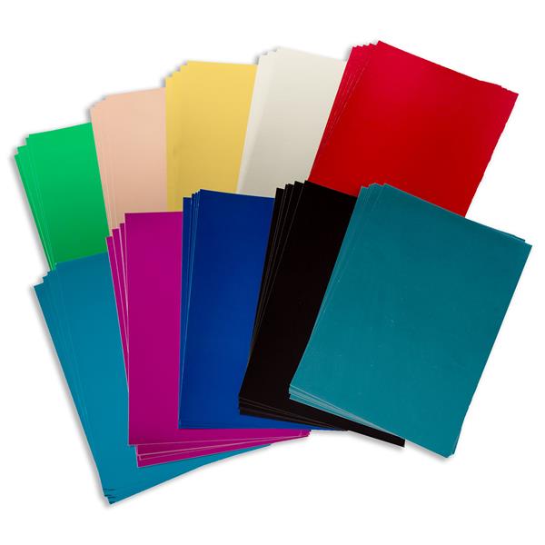 Oakwood 50 x A4 Sheets Mirror Card - 10 Colours - 973417