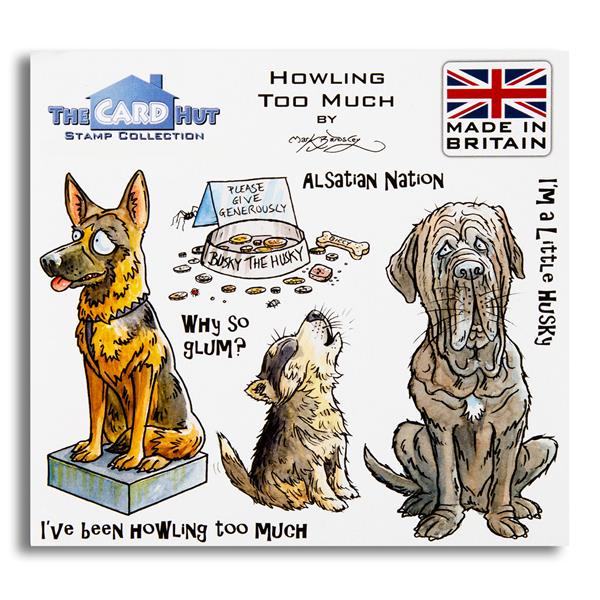 The Card Hut Dog Stamp Collection Designed By Mark Bardsley