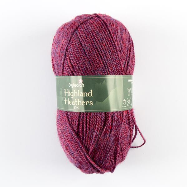 Stylecraft Highland Heathers DK Yarn - Thift - 100g - 100% Premiu - 973867