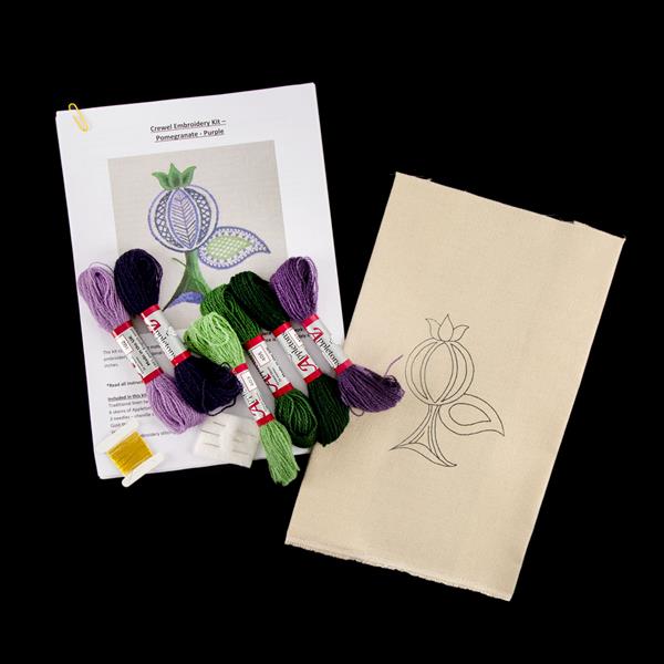 Quilt Dragon Kits Pomegranate Crewel Embroidery Kit - 976295