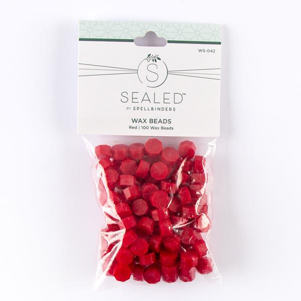 Spellbinders Wax Beads Red - 978333
