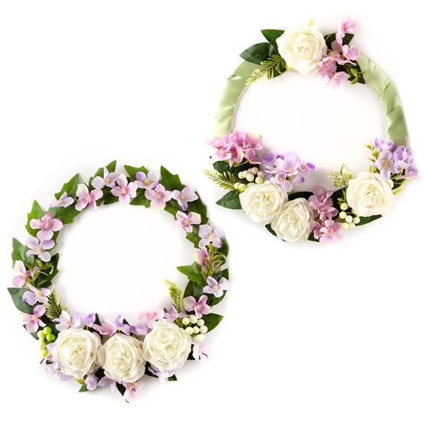 Dawn Bibby Camellia Rose & Hydrangea Limited Edition Wreath Kit - - 979529