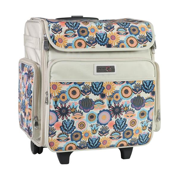 Everything Mary Multi Coloured Floral Craft Trolley Bag - 979970