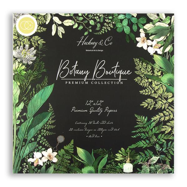 Craft Consortium Botany Boutique 12x12" Pad - 30 Double Sided She - 981879