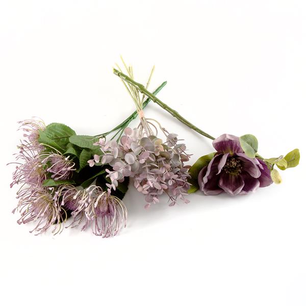 Dawn Bibby Purple Magnolia, Spider Chrysanthemum & Purple Eucalyp - 989456