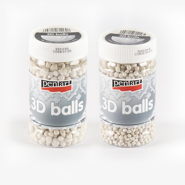 Pentart 3D Balls Bundle - 2 x 100ml - Small & Large - 990131