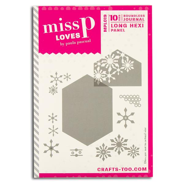 Miss P Loves Die Set 019 - Long Hexi Panel - 10 Dies - 990592