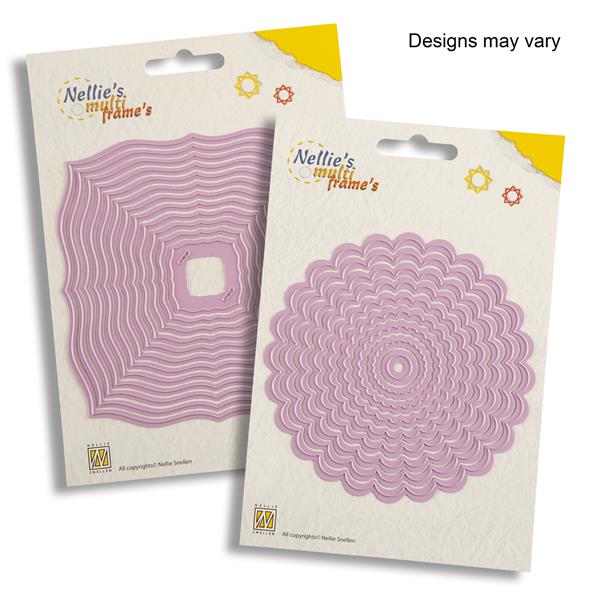 Nellie Snellen 2 x Shape Nesting Die Sets - Designs may Vary - 990687