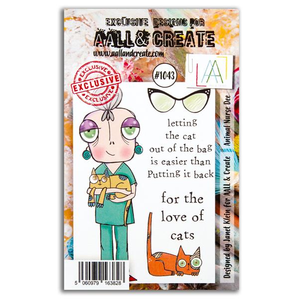 AALL & Create Janet Klein A7 Stamp Set - Animal Nurse Dee - 5 Sta - 992642