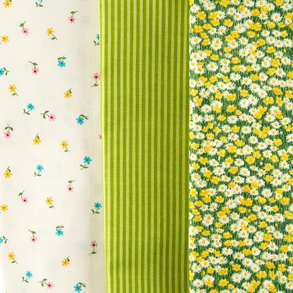 Pinflair 3 x 1/2m 100% Cotton Fabric Pack - In the Meadow - 995053
