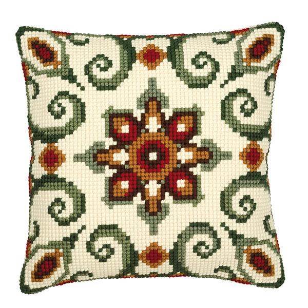 Vervaco Geometric Design 3 Cross Stitch Cushion Kit - 995064