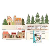 Crystal Art 30x17cm 3D Scene - Festive Village