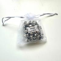 Natasha Makes 300 Piece Silver Colour Stud Bundle