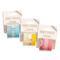 Craft Perfect - Washi Tape - Blue Night - (15mm/5m) - 3 Rolls